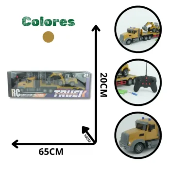 MULA CON RETROEXCAVADORA CONTROL REMOTO K158-9 (16)