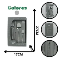 SET CUBIERTO 24 PCS KE-39