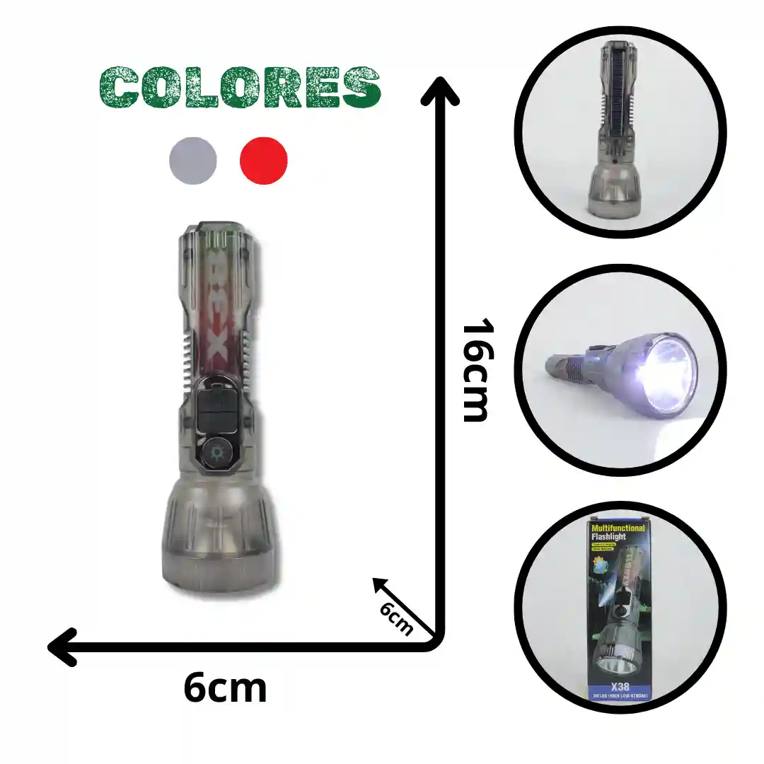 LINTERNA X38 (120)-01 LINTERNA X38 (120) - Imagen 1