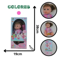 MUÑECA 5 SONIDOS CON ACCESORIOS XMY8175 (72)