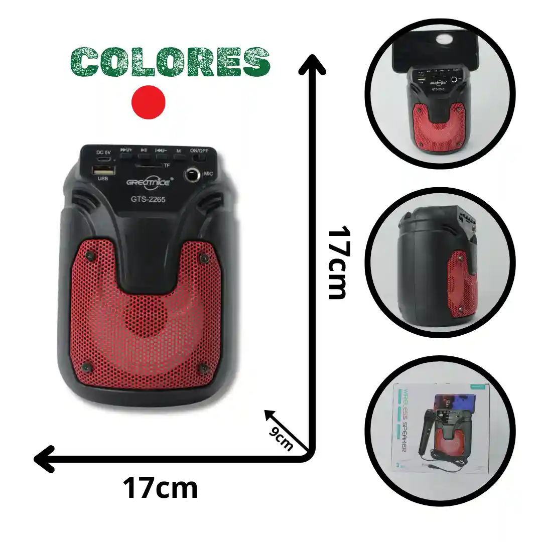PARLANTE GRECITNICE GTS-2265-01 PARLANTE GRECITNICE GTS-2265 - Imagen 1