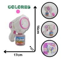 PISTOLA DE BURBUJAS NIÑA 775 1201C (48)