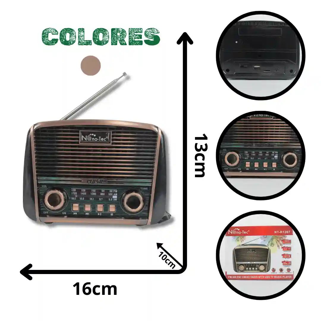 RADIO NANOTEC NT-R1267 (30)-01 RADIO NANOTEC NT-R1267 (30) - Imagen 1