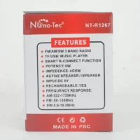 RADIO NANOTEC NT-R1267 (30) - Imagen 5