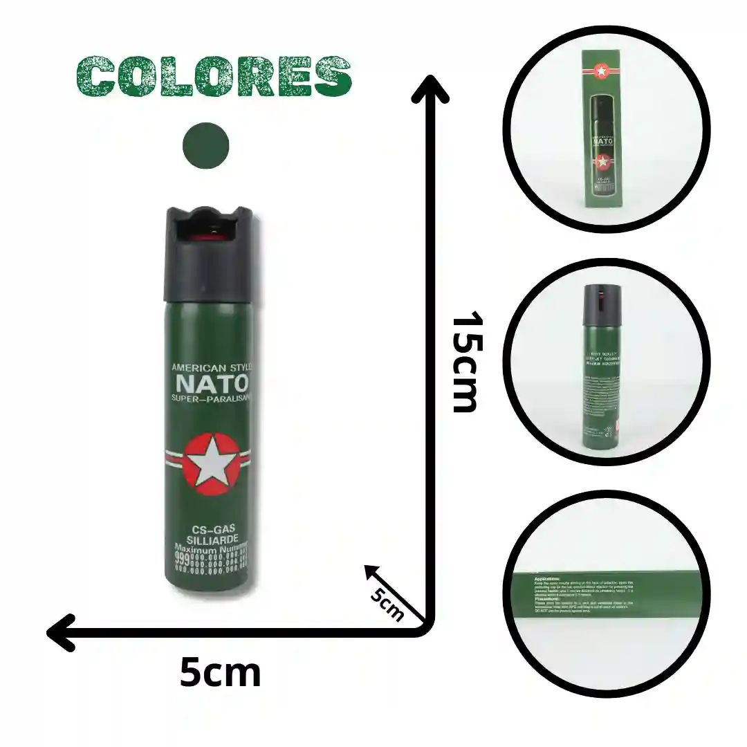 GAS PIMIENTA 110ML RL-01-110ML-01 GAS PIMIENTA 110ML RL-01-110ML - Imagen 1