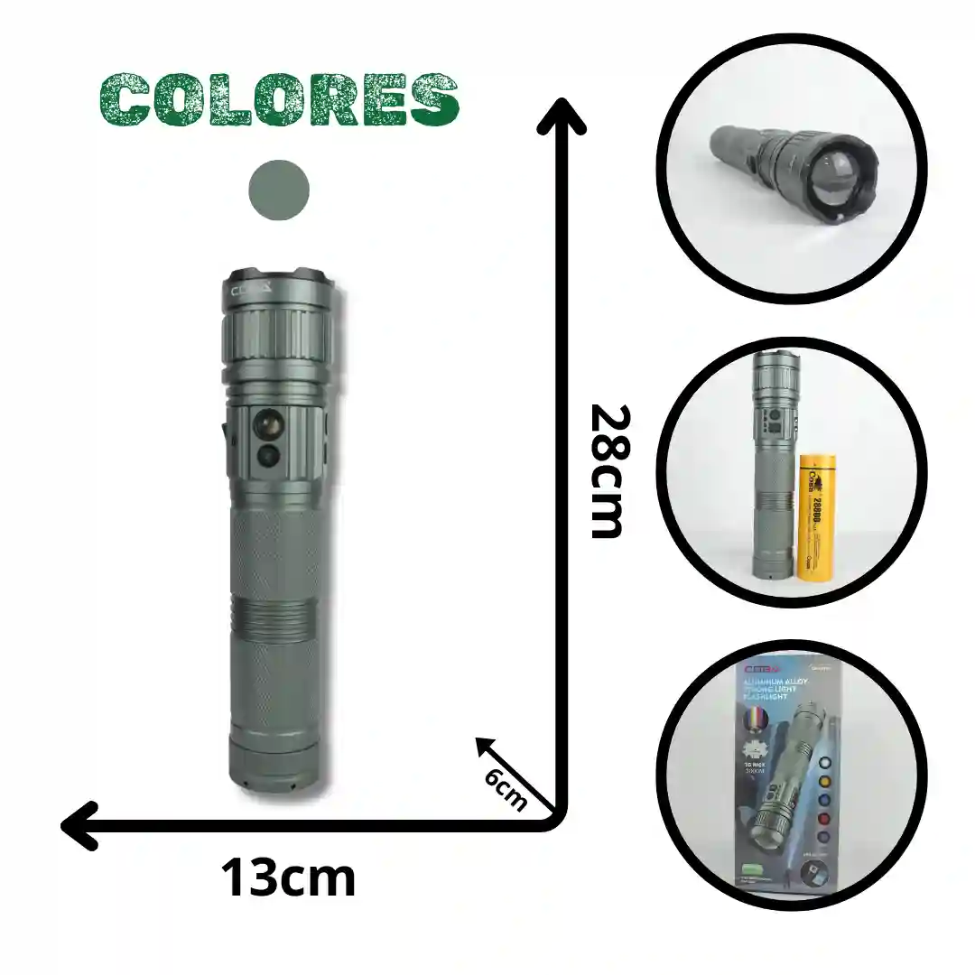 LINTERNA COBA 28800mAh CB-G910-01 LINTERNA COBA 28800mAh CB-G910 - Imagen 1