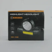 LINTERNA MINERA 3W LED+COB 108 - Imagen 5