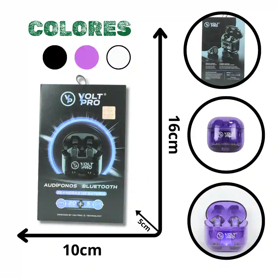 AUDÍFONO BLUETOOTH VOLT PRO VP-05-01 AUDÍFONO BLUETOOTH VOLT PRO VP-05 - Imagen 1