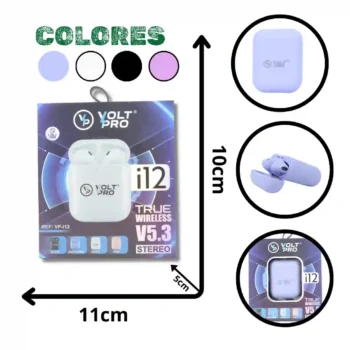 AUDÍFONOS BLUETOOTH VOLT PRO I12 VP-I12