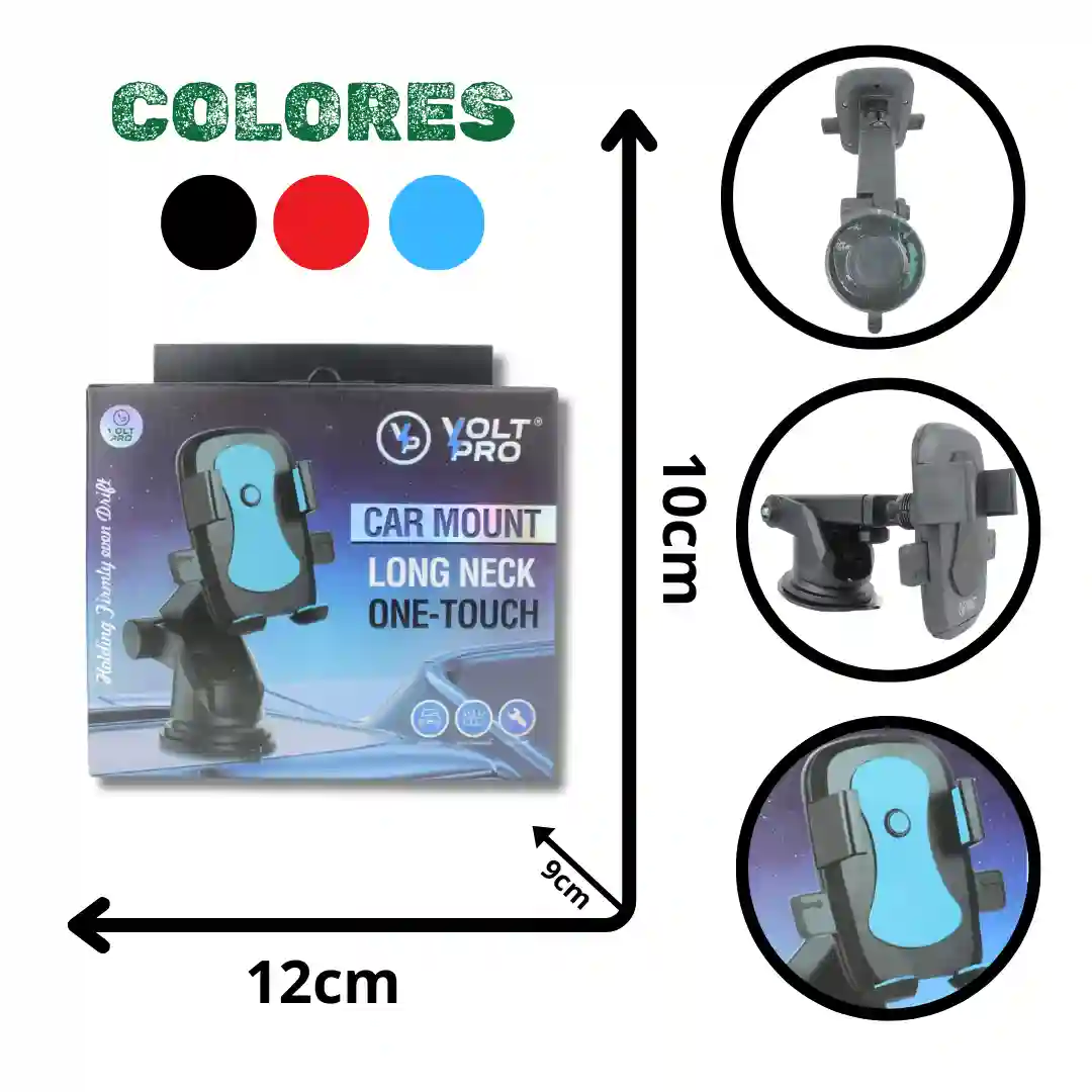 HOLDER PARA CARRO DE CELULAR VOLTPRO VH-705-01 HOLDER PARA CARRO DE CELULAR VOLTPRO VH-705 - Imagen 1