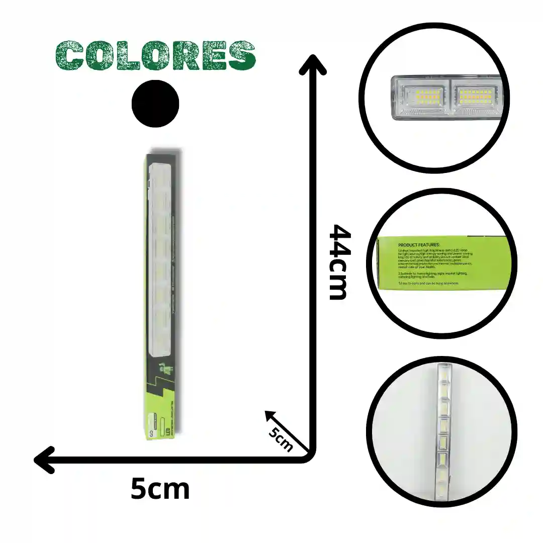 LÁMPARA DE EMERGENCIA POWER BANK GDSUPER GD-03-01 LÁMPARA DE EMERGENCIA POWER BANK GDSUPER GD-03 - Imagen 1