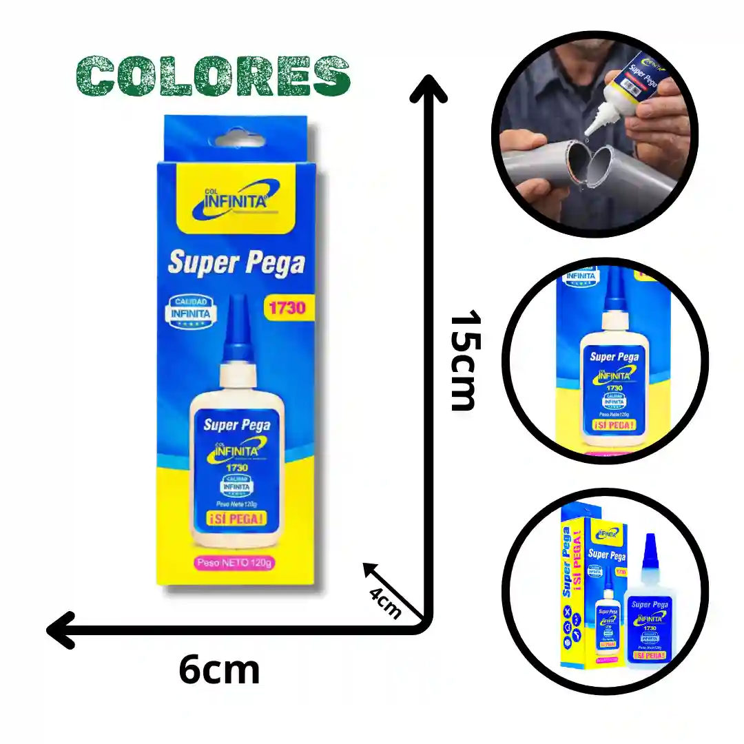 PEGANTE INFINITA 120GR 1730 (BOX 144)-01 PEGANTE INFINITA 120GR 1730 (BOX 144) - Imagen 1