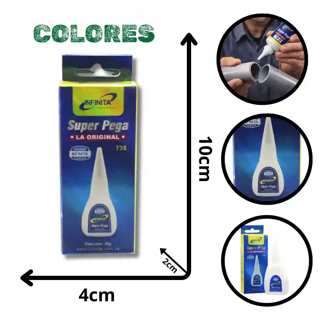 PEGANTE INFINITA 20GR 735 (BOX 300)-01 PEGANTE INFINITA 20GR 735 (BOX 300) - Imagen 1