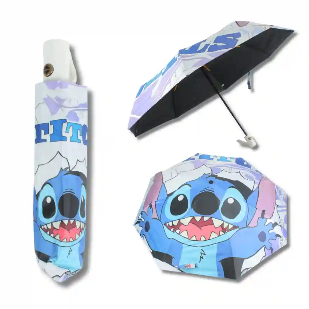 SOMBRILLA STICH DOBLE AUTOMÁTICA NR102-2-01 SOMBRILLA STICH DOBLE AUTOMÁTICA NR102-2 - Imagen 1