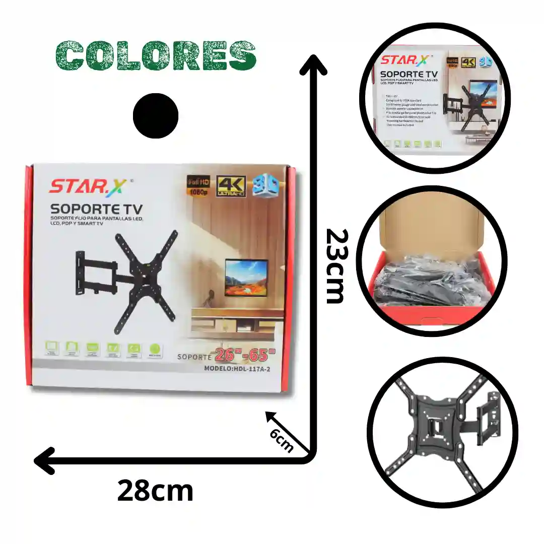 BASE TV 26 -65 HD-117A-2 (10)-01 BASE TV 26 -65 HD-117A-2 (10) - Imagen 1