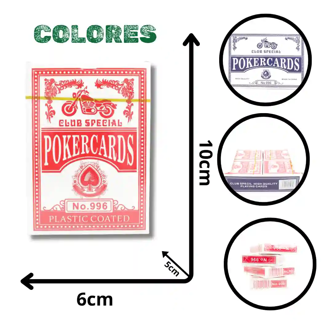 CARTAS NAIPE CLUP SPECIAL 996-01 CARTAS NAIPE CLUP SPECIAL 996 - Imagen 1