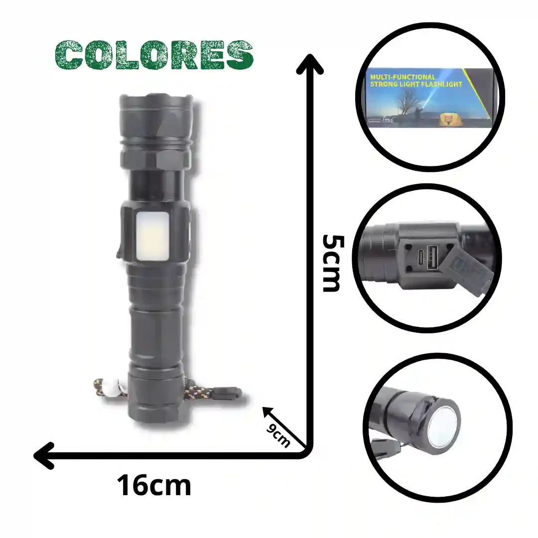 LINTERNA MULTI-FUNCTIONAL DISTRI JS-213-01 LINTERNA MULTI-FUNCTIONAL DISTRI JS-213 - Imagen 1