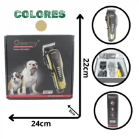 MÁQUINA PELUQUERA MASCOTAS GEEMY GM-6063