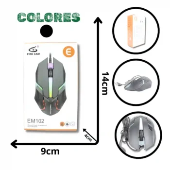 MOUSE GAMER FIRE CAM EM102