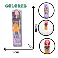 MUÑECA ARTICULADA ZAPATOS MG57882