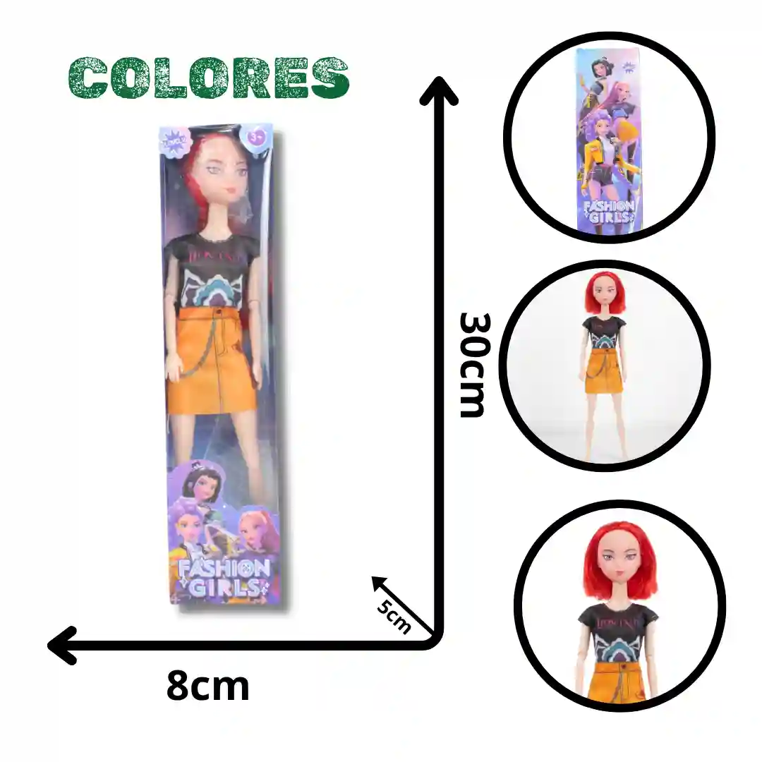 MUÑECA ARTICULADA ZAPATOS MG57882-01 MUÑECA ARTICULADA ZAPATOS MG57882 - Imagen 1