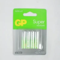 PILA SÚPER ALKALINE GP AAA X4 GP15AETA21-2GSBC4 - Imagen 2