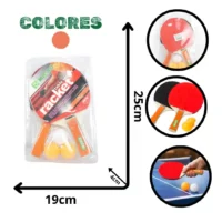 RAQUETA PING PONG CON ACCESORIOS 7011