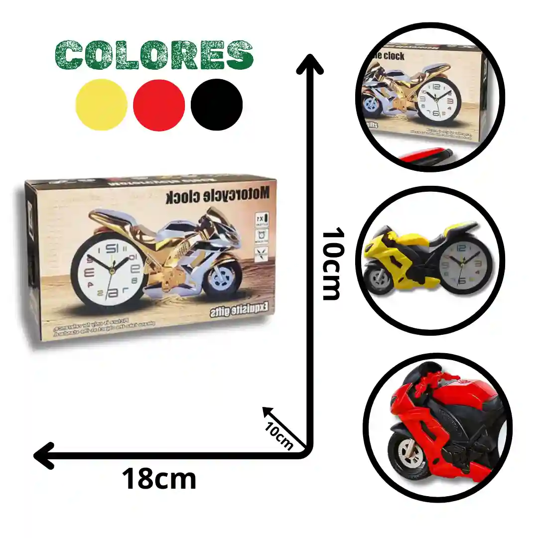 RELOJ FORMA MOTO AA-3744 (BOX X96)-001 RELOJ FORMA MOTO AA-3744 (BOX X96) - Imagen 1