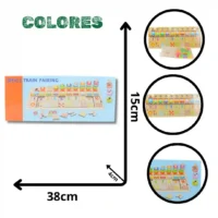 ROMPECABEZAS TREN EDUCATIVO MADERA MY-5