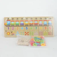 ROMPECABEZAS TREN EDUCATIVO MADERA MY-5 - Imagen 2