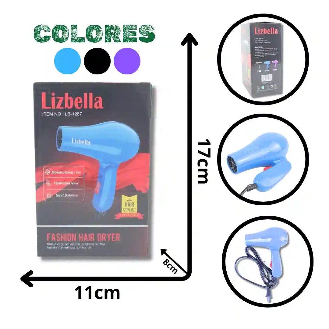 SECADOR LIZBELLA LB-1287-01 SECADOR LIZBELLA LB-1287 - Imagen 1
