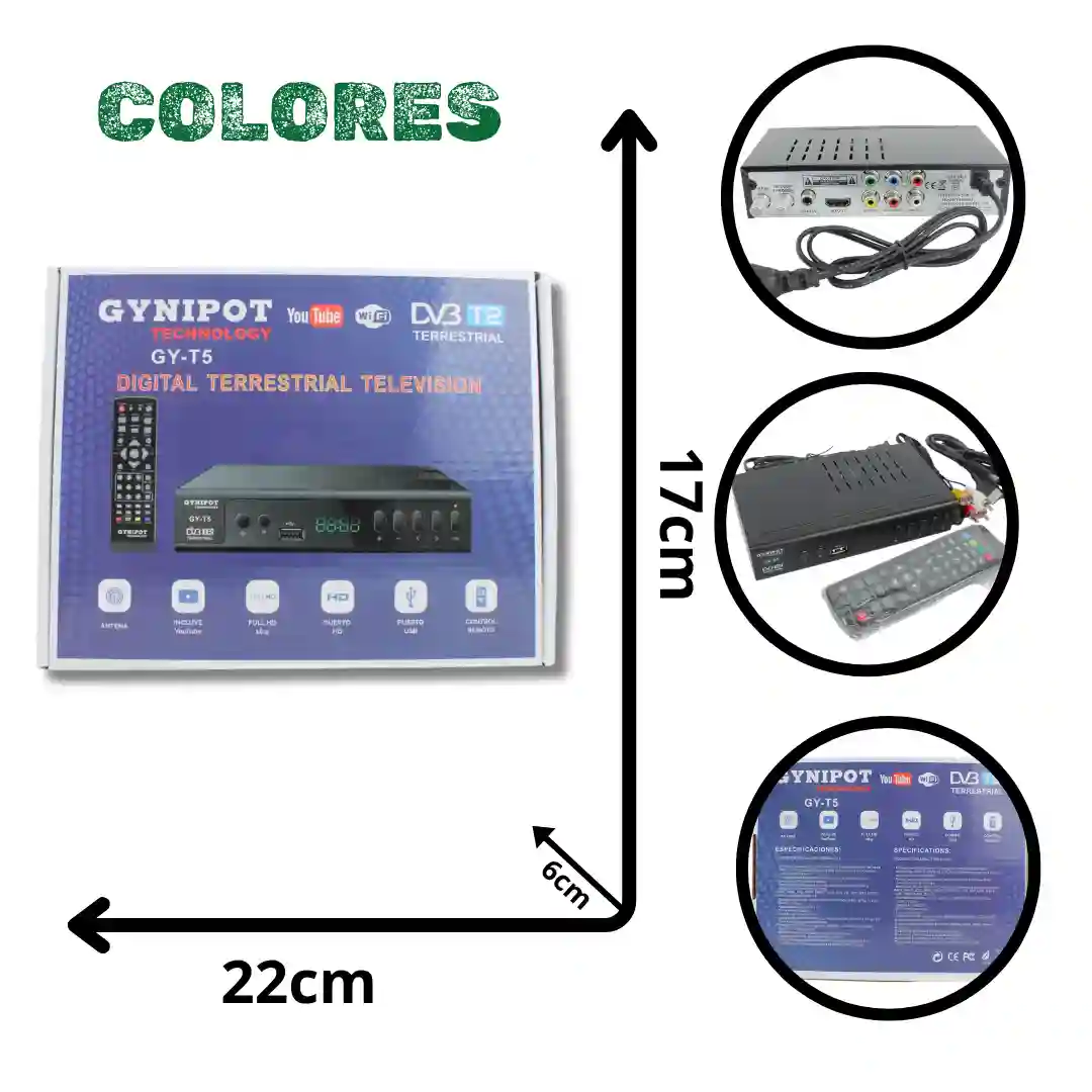 TDT GINIPOT GY-T5-01 TDT GINIPOT GY-T5 - Imagen 1