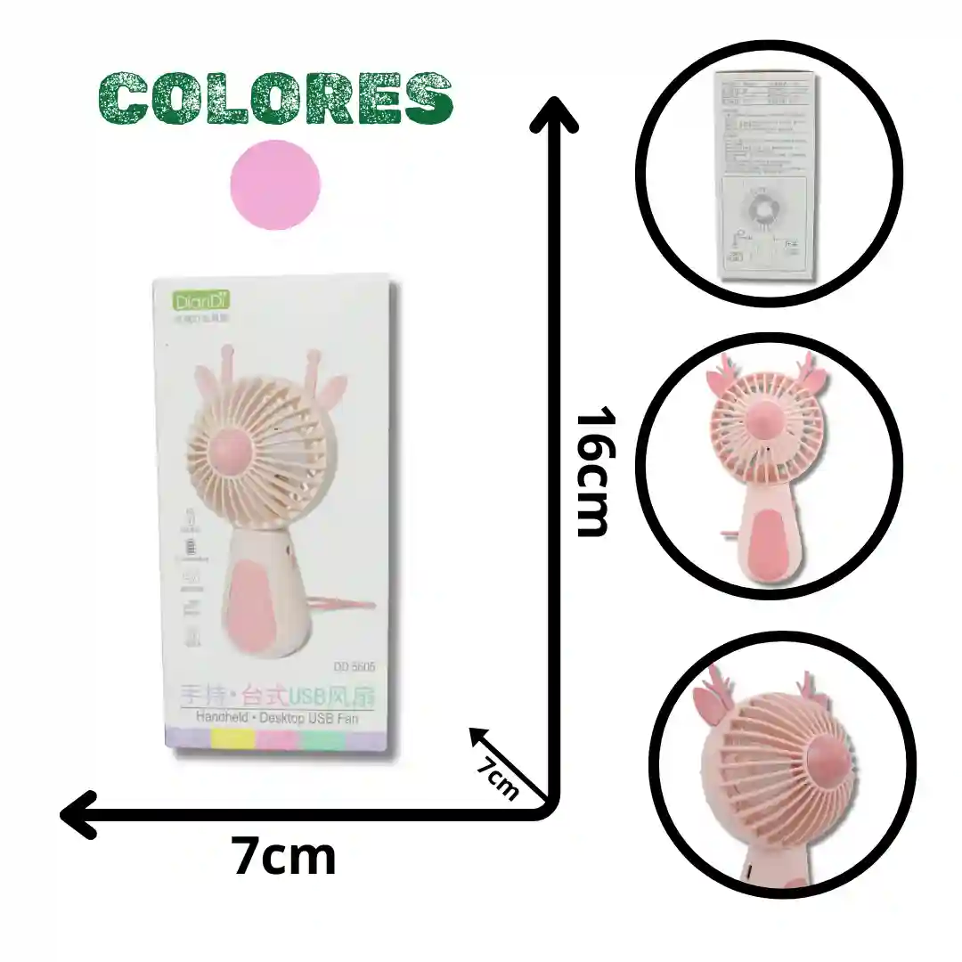 VENTILADOR MANUAL DD5605-01 VENTILADOR MANUAL DD5605 - Imagen 1