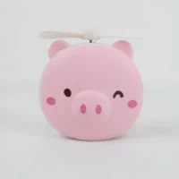 VENTILADOR MANUAL EN FORMA DE CERDO H006 - Imagen 4