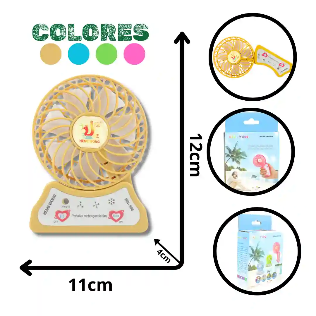 VENTILADOR PQ HW-908-01 VENTILADOR PQ HW-908 - Imagen 1