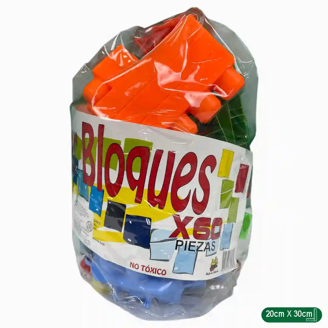 BOLSA ARMATODO SUPERBLOQUES X 60 PIEZAS-01 BOLSA ARMATODO SUPERBLOQUES X 60 PIEZAS - Imagen 1