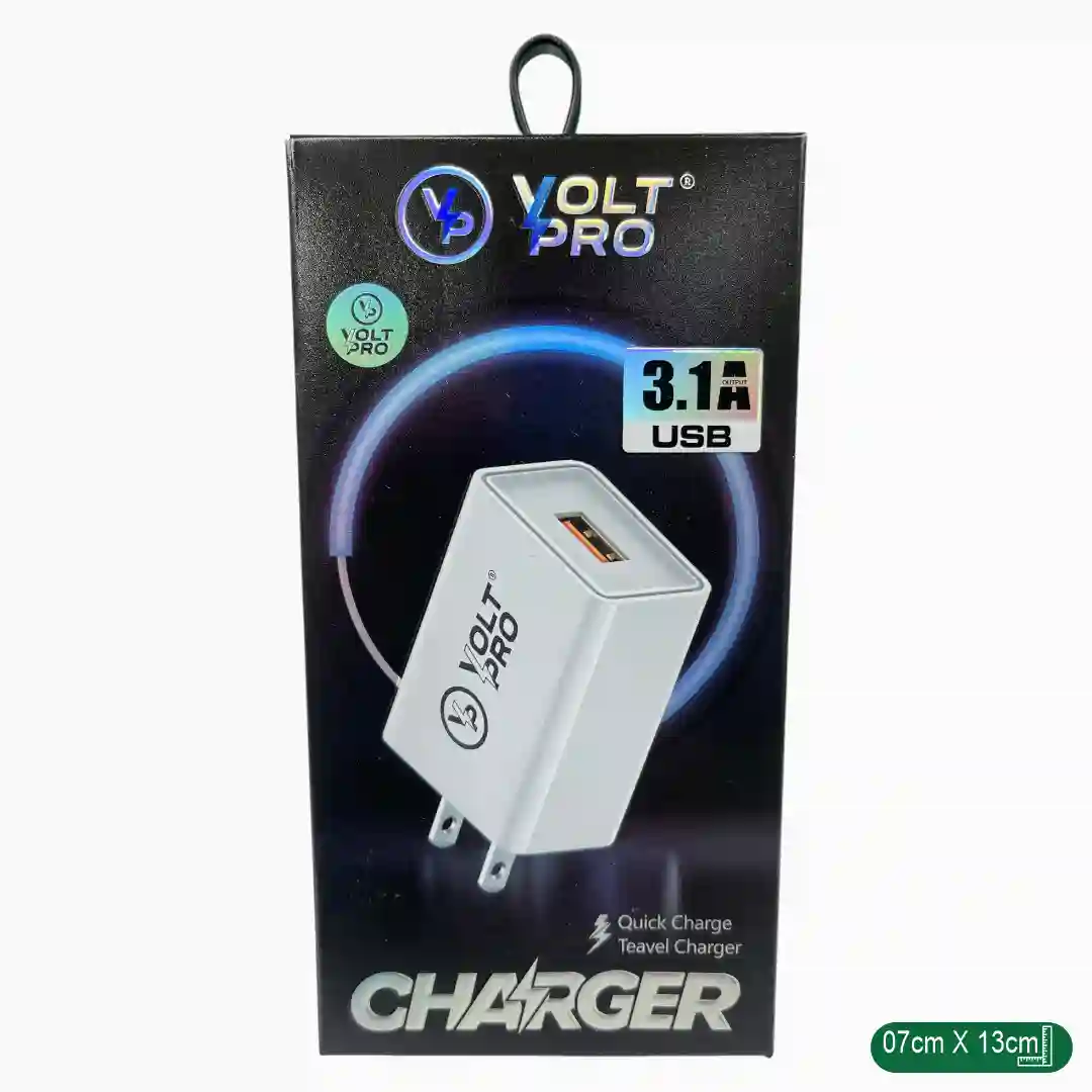 CABEZA DE CARGADOR USB VOLTPRO VL-707-01 CABEZA DE CARGADOR USB VOLTPRO VL-707 - Imagen 1