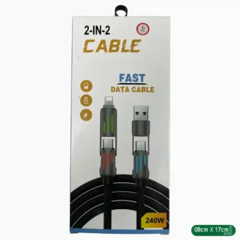 CABLE PARA CELULAR 2-IN-2 240W