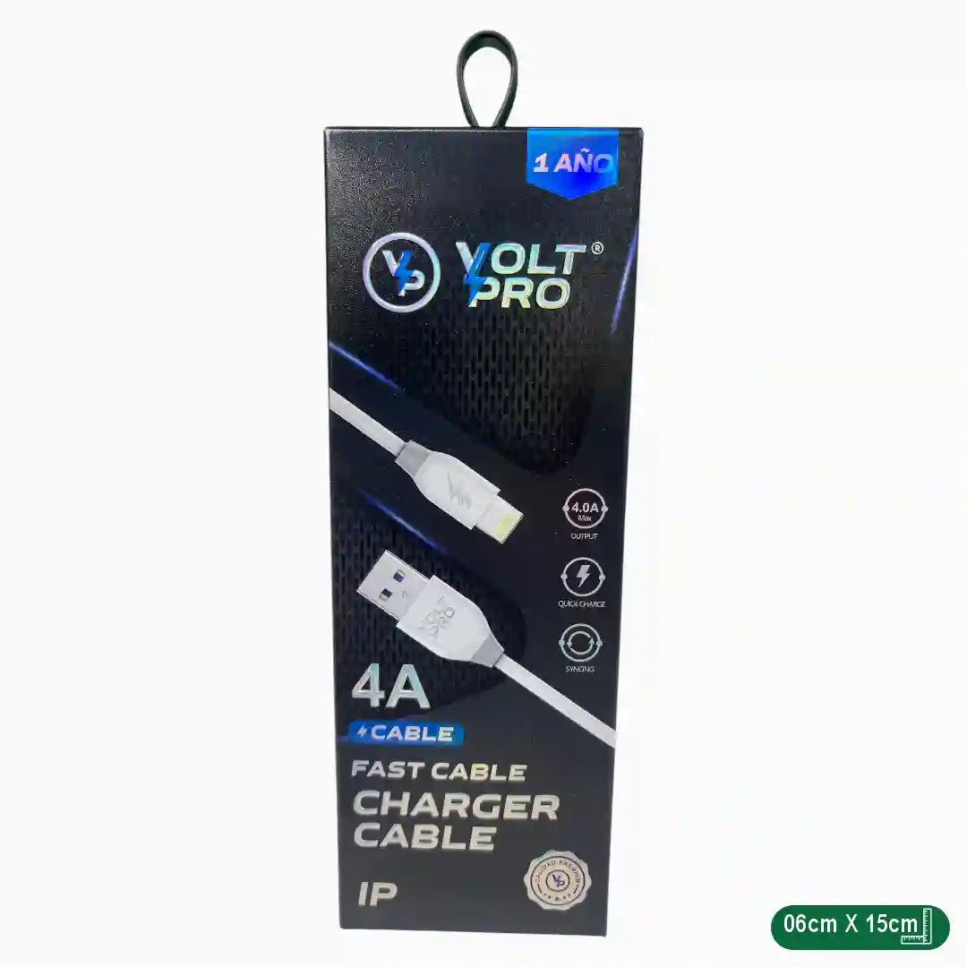 CABLE VOLT PRO TIPO IPHONE VP-202-01 CABLE VOLT PRO TIPO IPHONE VP-202 - Imagen 1