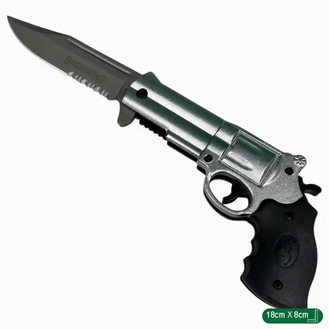 NAVAJA EN FORMA DE PISTOLA ESTUCHE NEGRO 334-01 NAVAJA EN FORMA DE PISTOLA ESTUCHE NEGRO 334 - Imagen 1