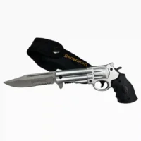 NAVAJA EN FORMA DE PISTOLA ESTUCHE NEGRO 334 - Imagen 4