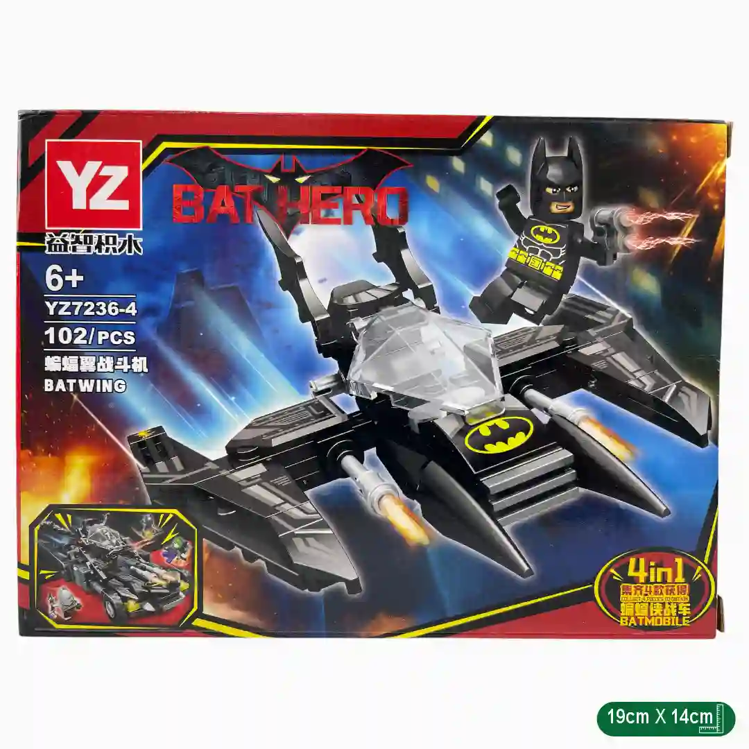 FICHAS PARA ARMAR BAT HERO 7236 FOX-2305-01 FICHAS PARA ARMAR BAT HERO 7236 FOX-2305 - Imagen 1