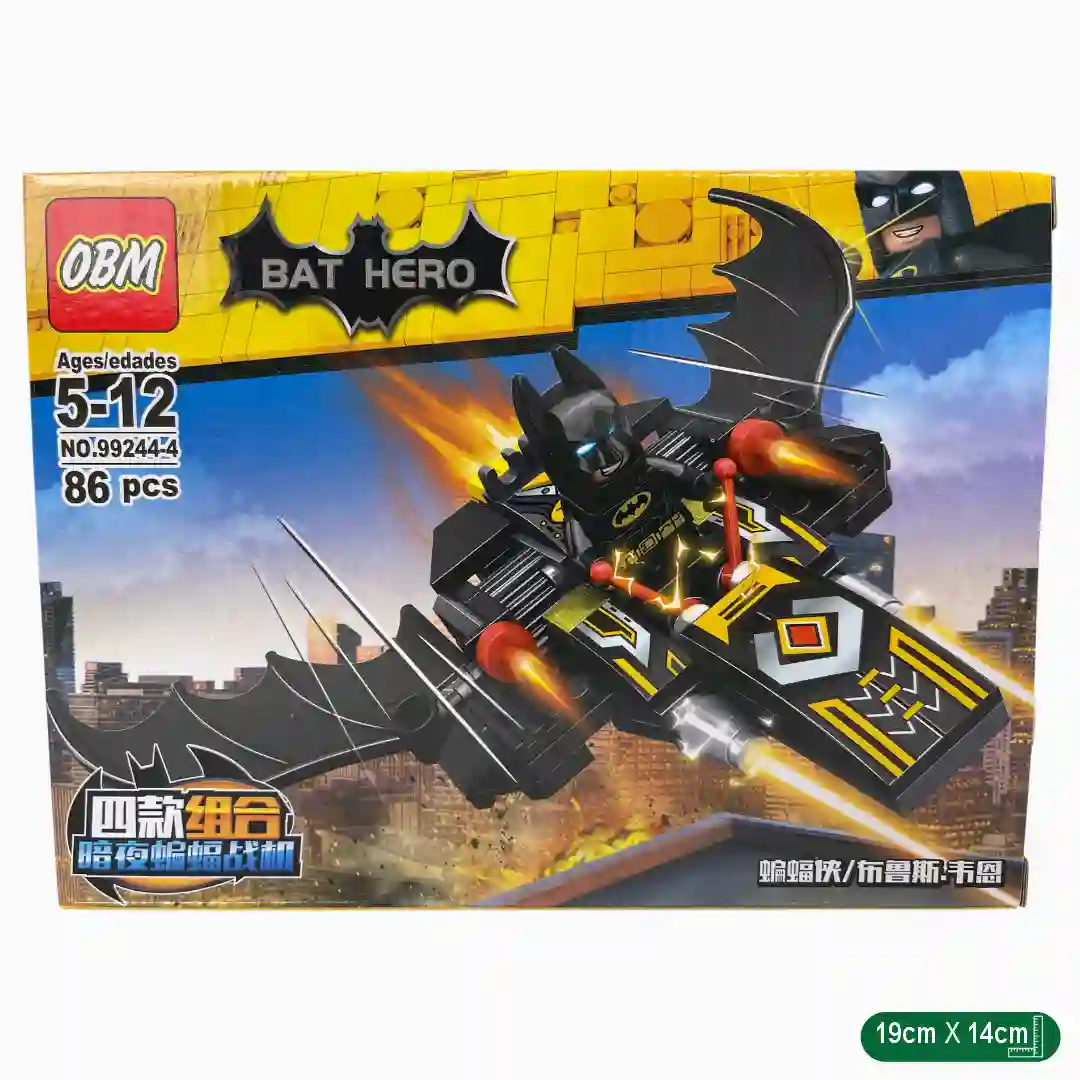 FICHAS PARA ARMAR BAT HERO 99244 FOX-2307-01 FICHAS PARA ARMAR BAT HERO 99244 FOX-2307 - Imagen 1