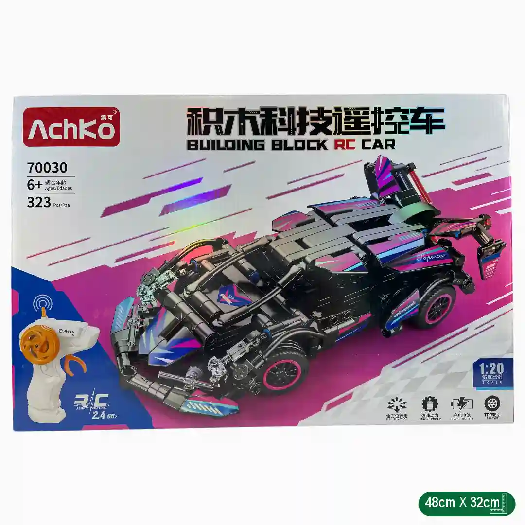 FICHAS PARA ARMAR CARRO ACHKO 70030-01 FICHAS PARA ARMAR CARRO ACHKO 70030 - Imagen 1
