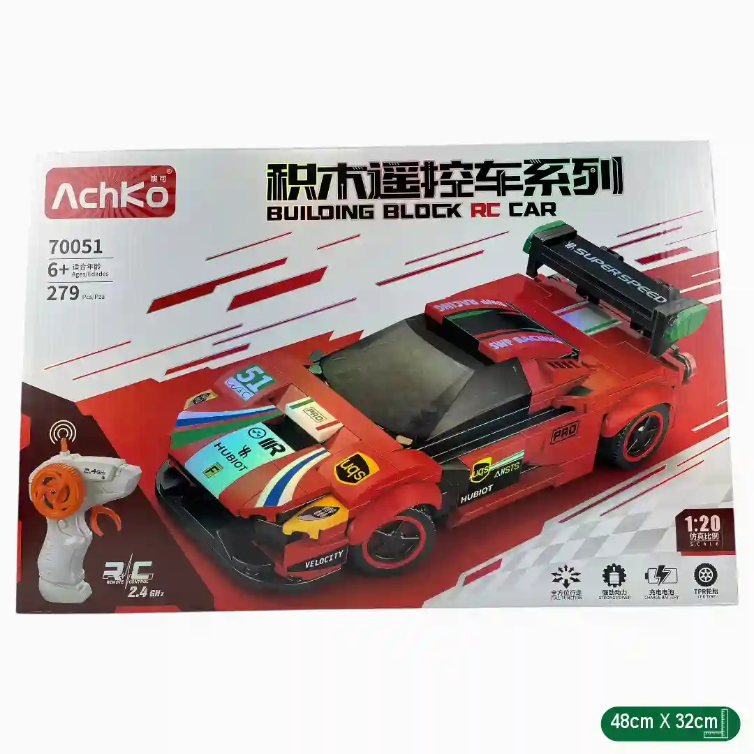 FICHAS PARA ARMAR CARRO ACHKO 70051-01 FICHAS PARA ARMAR CARRO ACHKO 70051 - Imagen 1