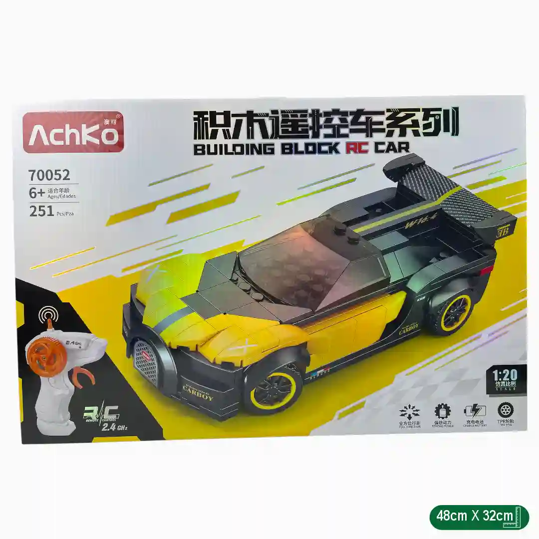 FICHAS PARA ARMAR CARRO ACHKO 70052-01 FICHAS PARA ARMAR CARRO ACHKO 70052 - Imagen 1