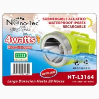 LINTERNA MINERA ACUÁTICA NANOTEC NT-L3164 (X100)