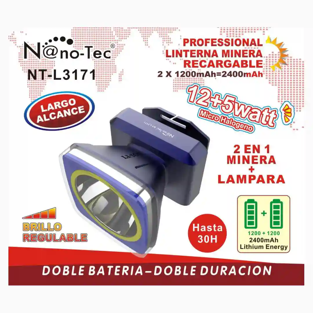 LINTERNA NANOTEC NT-L3171 (X80)-01 LINTERNA NANOTEC NT-L3171 (X80) - Imagen 1