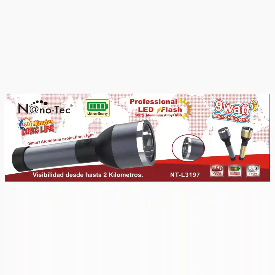 LINTERNA NANOTEC NT-L3197 (X72)-01 LINTERNA NANOTEC NT-L3197 (X72) - Imagen 1