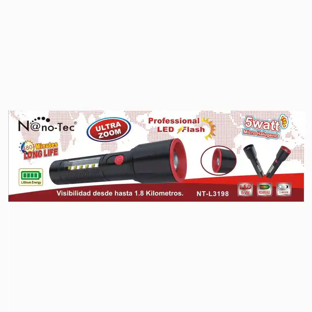 LINTERNA NANOTEC NT-L3198 (X160)-01 LINTERNA NANOTEC NT-L3198 (X160) - Imagen 1